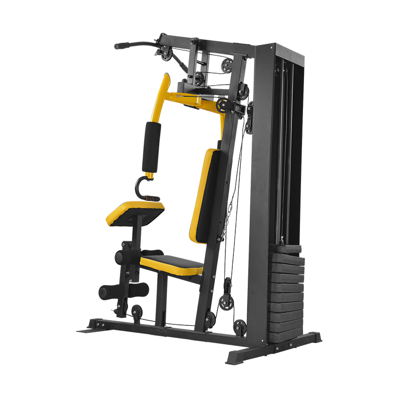 Leg Press Machine - # Multifunktionale Heim-Fitnessstation Ganzkörper-Trainingsgerät Brustpresse Latzugbeuger