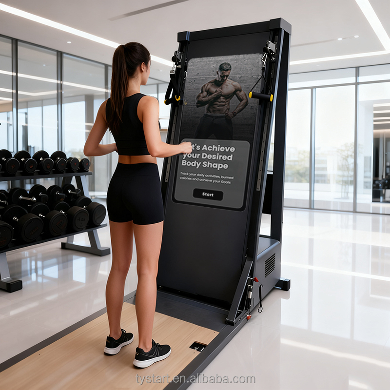 Home Gym Luxury - Tystart Ai Smart Fitness-Spiegel, bodenstehend, 32/43