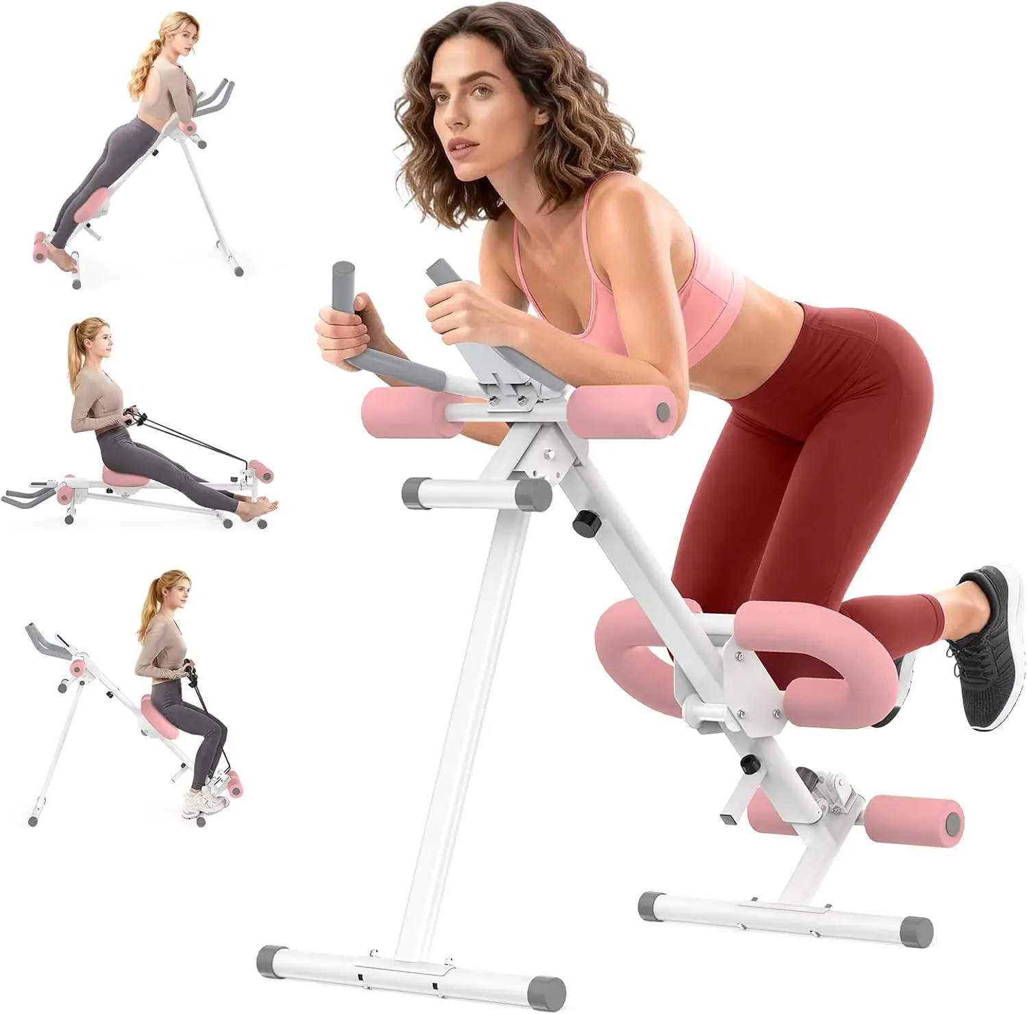 Leg Press Machine - Multifunktionales, verstellbares Bauchmuskeltrainingsgerät, Bauchmuskelmaschine für Bauchmuskeltraining,
