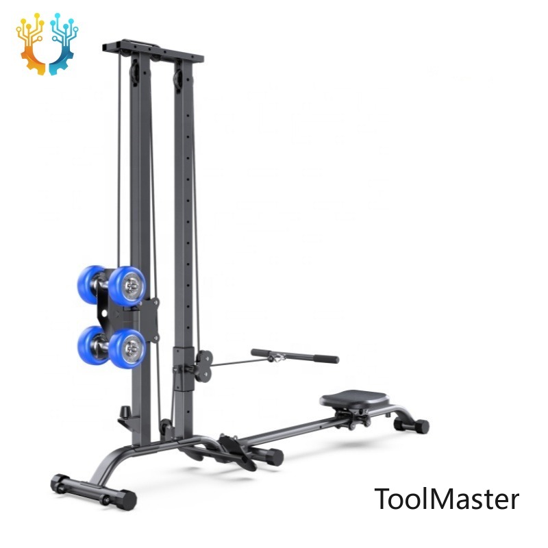 Home Gym Universal Machine - 【2026】Multifunktions-Smith-Maschine mit Kabelzug und Sitzrudern für