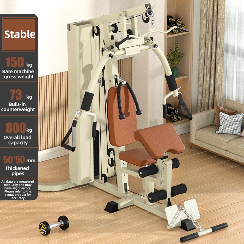 Home Gym Leg Press - Umfassendes Trainingsgerät, High-Pull-Fitnessgerät, multifunktionales Push-Trainingsgerät für