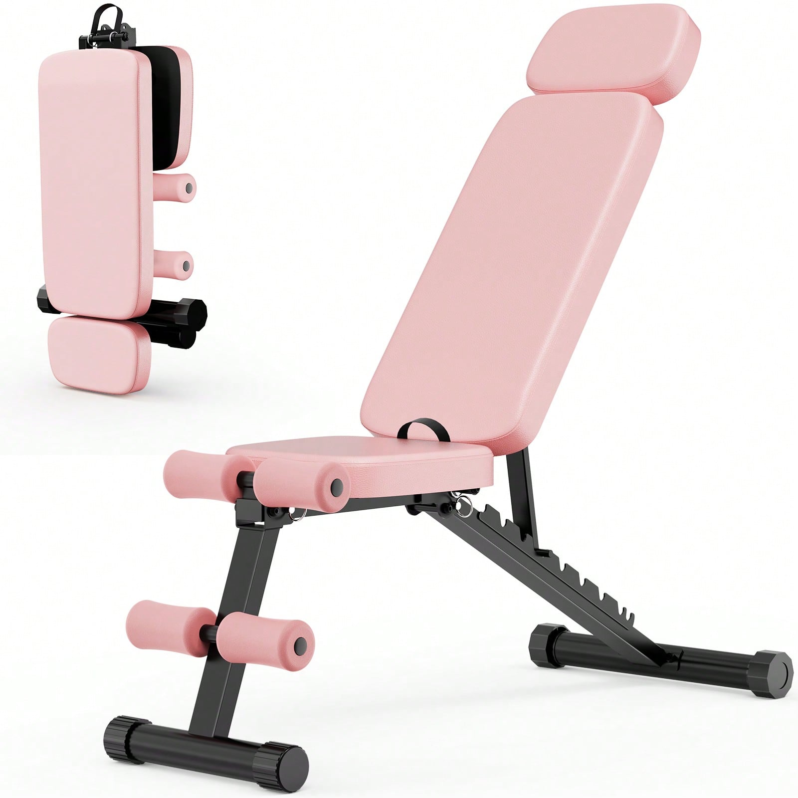 Home Gym Luxury - GIKPAL Verstellbare Hantelbank 9 Positionen Klappbare