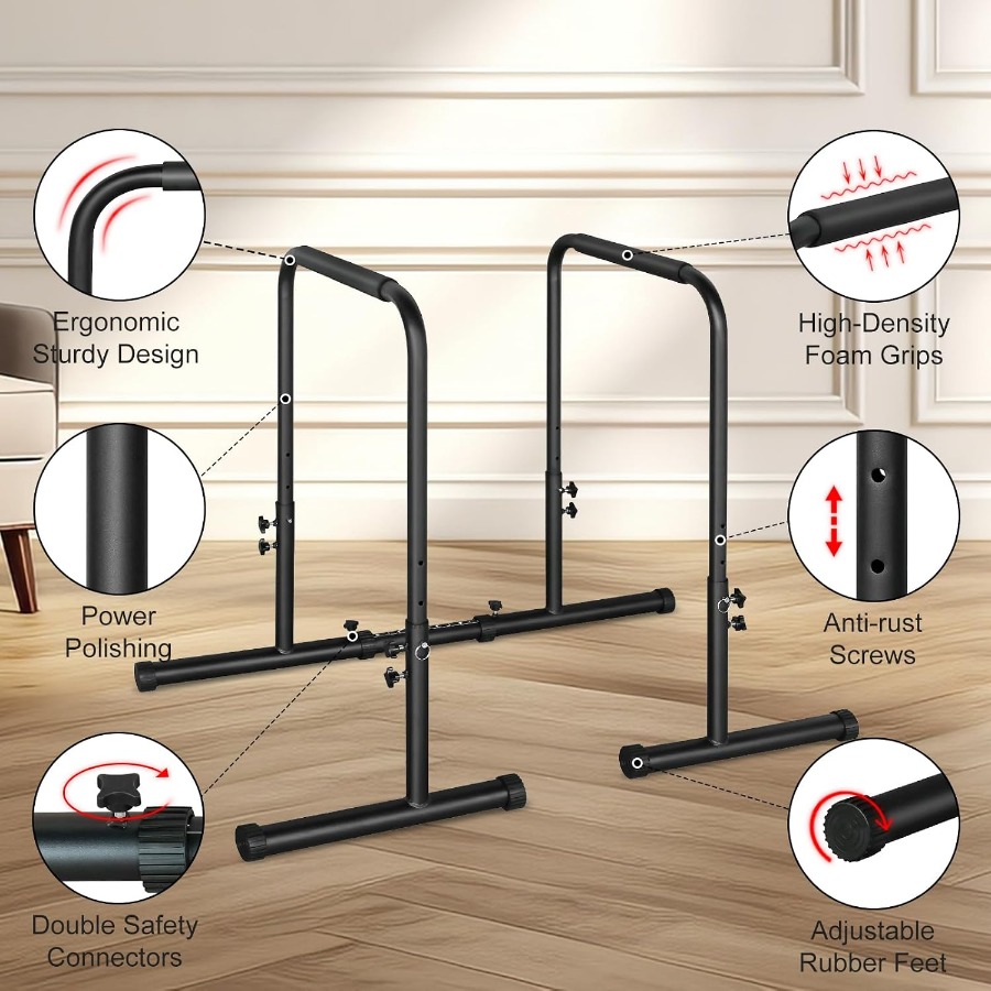 Höhenverstellbarer Parallel-Li – Push Up Stand Bar Bewertung und Preis