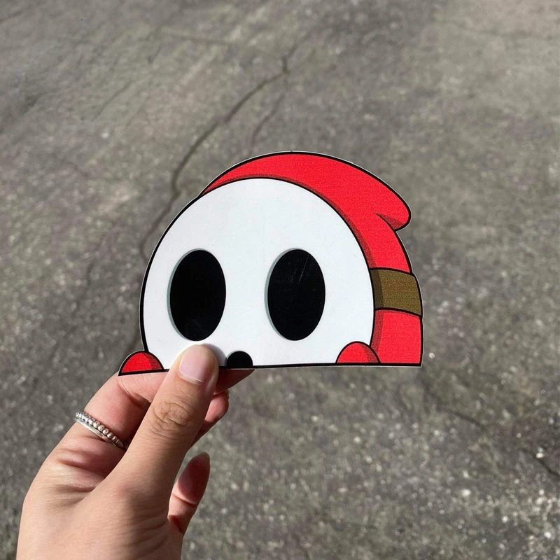 Autoaufkleber Cartoon Shy Guy  – Weight Plate Bumper Bewertung und Preis