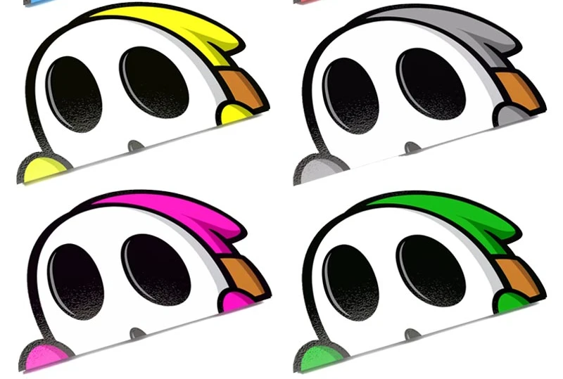 Autoaufkleber Cartoon Shy Guy  – Weight Plate Bumper Bewertung und Preis
