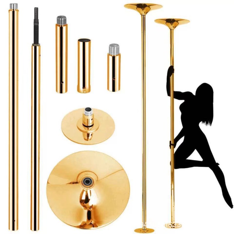 Tanzstange Gold Tragbare Drehb – Home Gym Gold Bewertung und Preis
