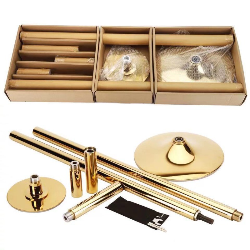Tanzstange Gold Tragbare Drehb – Home Gym Gold Bewertung und Preis