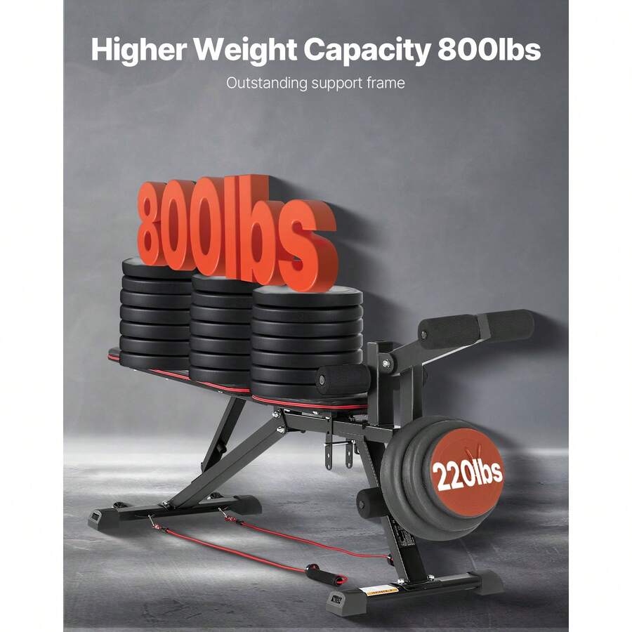 Hantelbank, 800 lbs verstellba – Home Gym Leg Press Bewertung und Preis