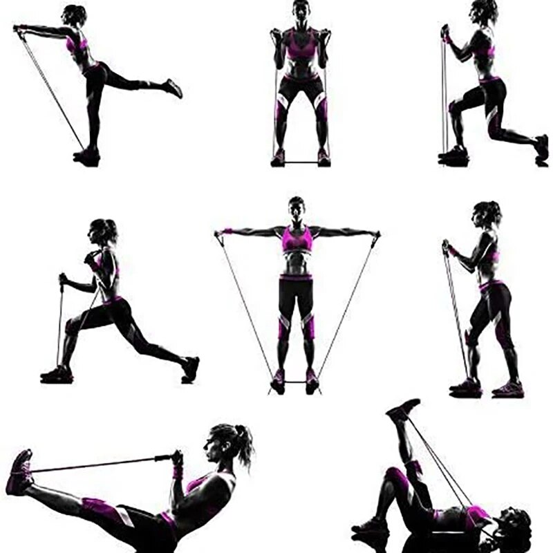 Widerstandsbänder mit Griffen, – Home Gym Leg Press Bewertung und Preis