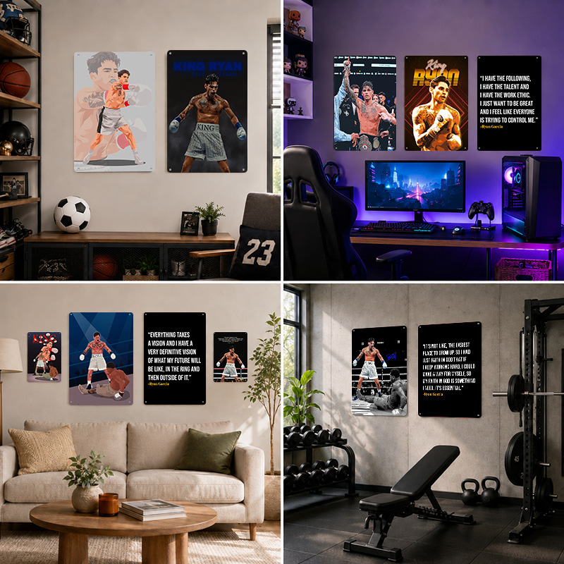 Ryan Garcia Aluminium-Poster P – Home Gym Icon Bewertung und Preis