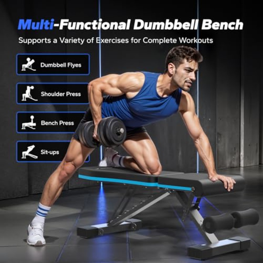 Klappbare Hantelbank für das H – Home Gym Leg Press Bewertung und Preis