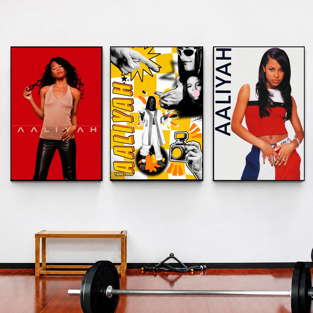 Sängerin Aaliyah R&B-Ikone Pos – Home Gym Icon Bewertung und Preis