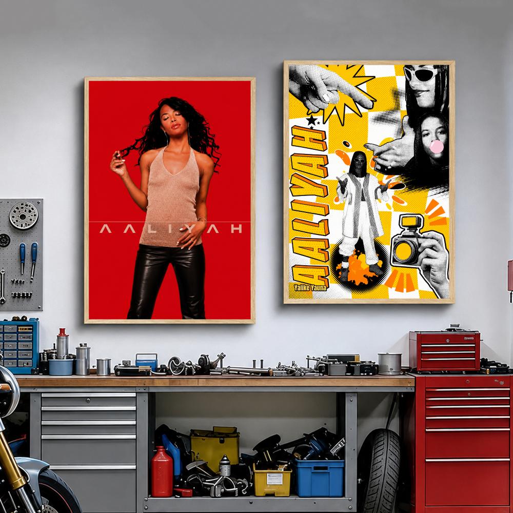 Sängerin Aaliyah R&B-Ikone Pos – Home Gym Icon Bewertung und Preis