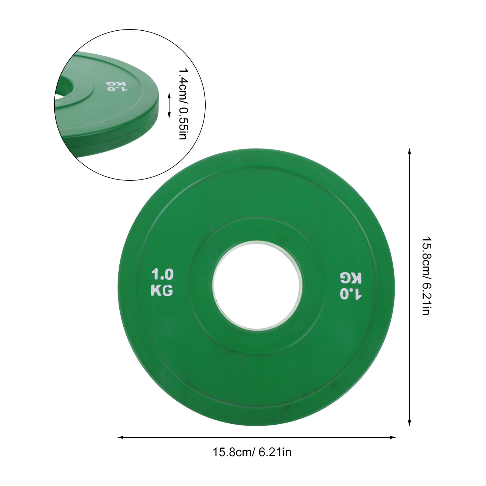 Gummi-Hantelscheiben 1 kg, far – Weight Plate Bumper Bewertung und Preis