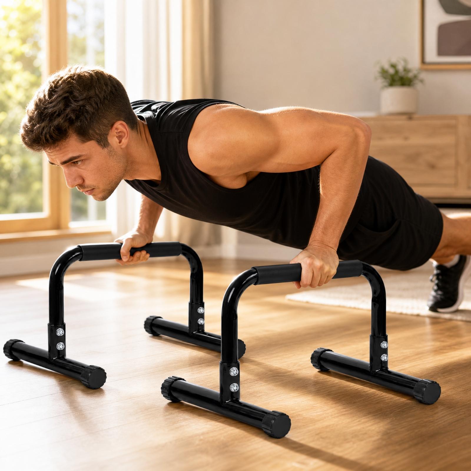 2 Stück höhenverstellbare Lieg – Push Up Stand Bar Bewertung und Preis