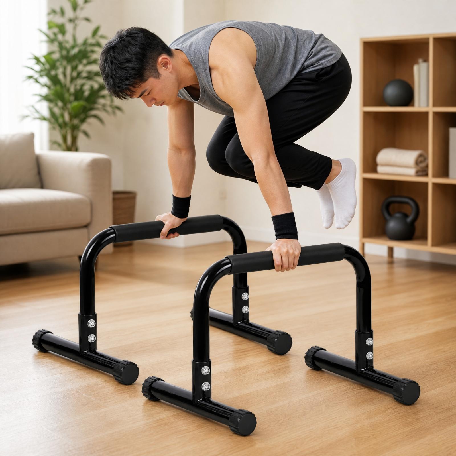 2 Stück höhenverstellbare Lieg – Push Up Stand Bar Bewertung und Preis