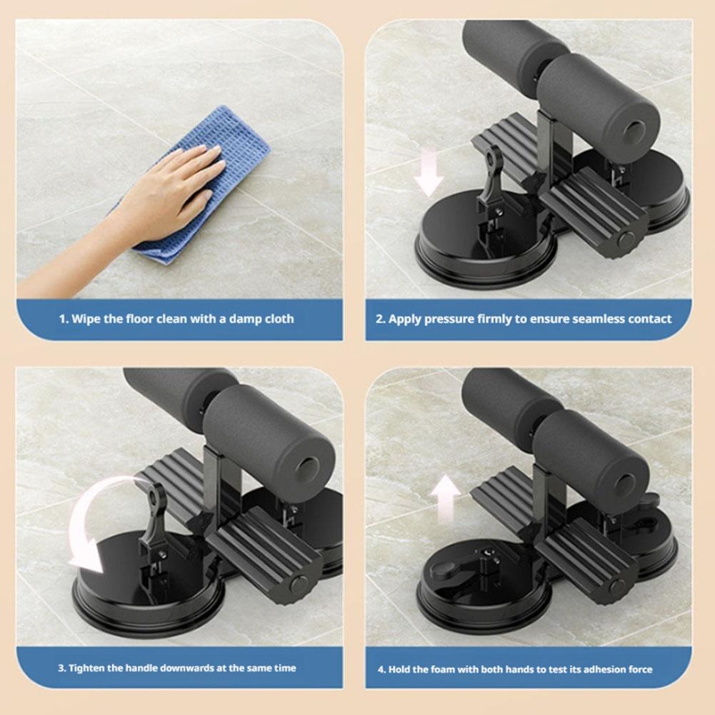 Doppel-Saugnapf Sit-Up-Hilfege – Home Gym Garden Bewertung und Preis